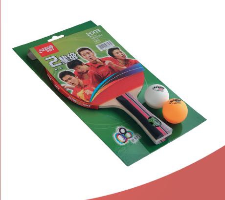 红双喜二星乒乓球拍