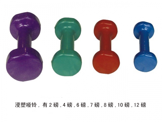 浸塑哑铃