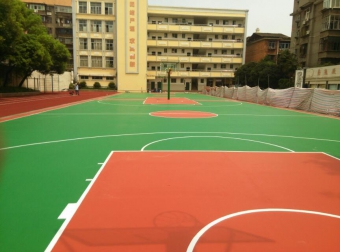 硅PU篮球场