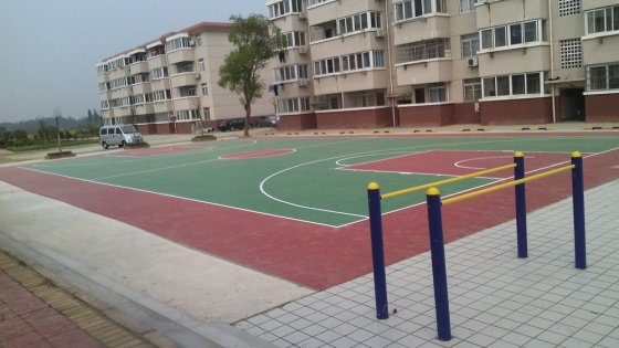 硅PU篮球场