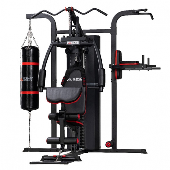 综合训练健身器材三人站