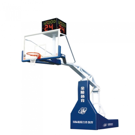 金陵电动液压篮球架